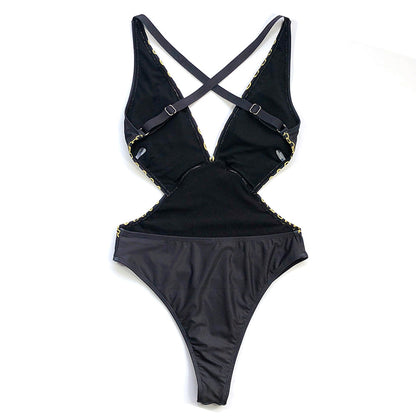 Baddräkt Dam Shaping Blommönster Nylon och Spandex 1
