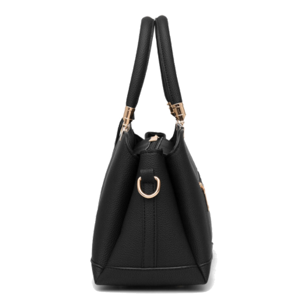 Dam Handväska Rymlig Stilren Konstläder-4