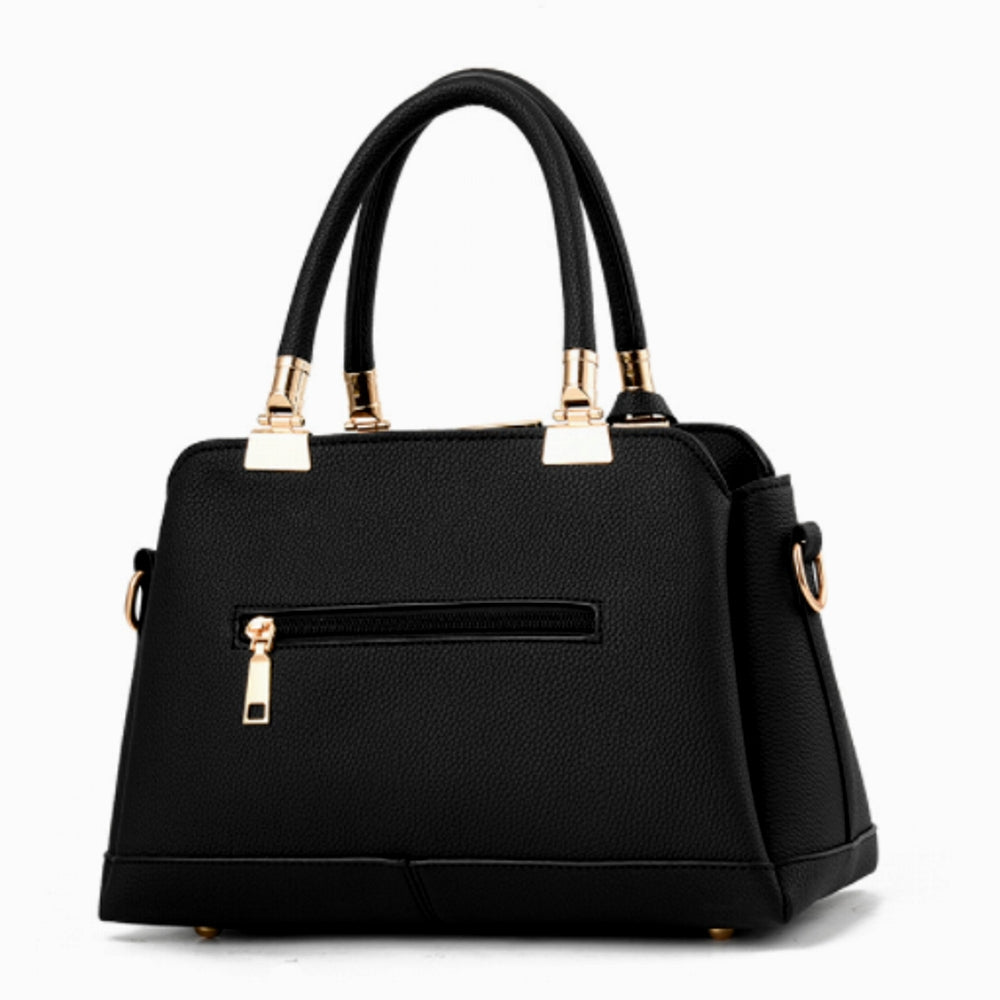 Dam Handväska Rymlig Stilren Konstläder-3