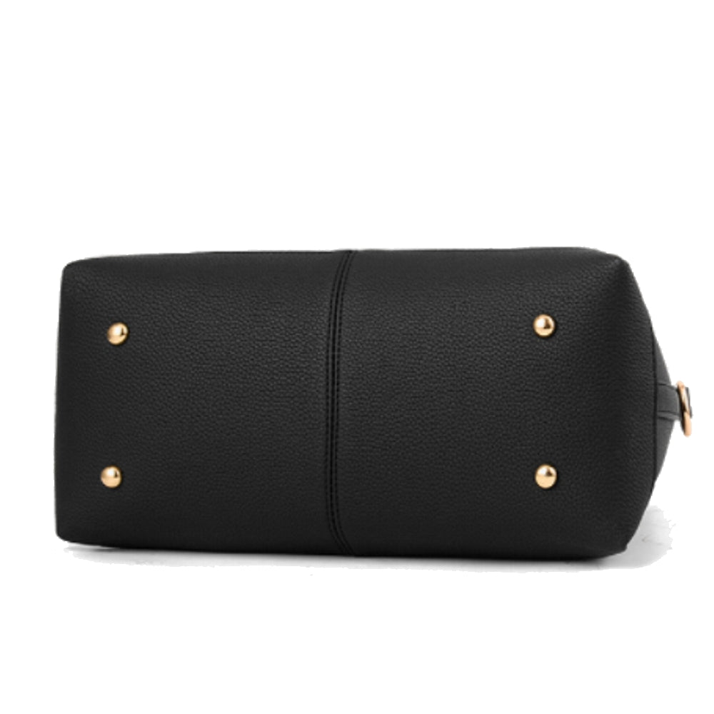 Dam Handväska Rymlig Stilren Konstläder-5