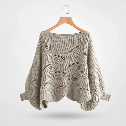 Dam Axelduk Elegant Stickad Material 5