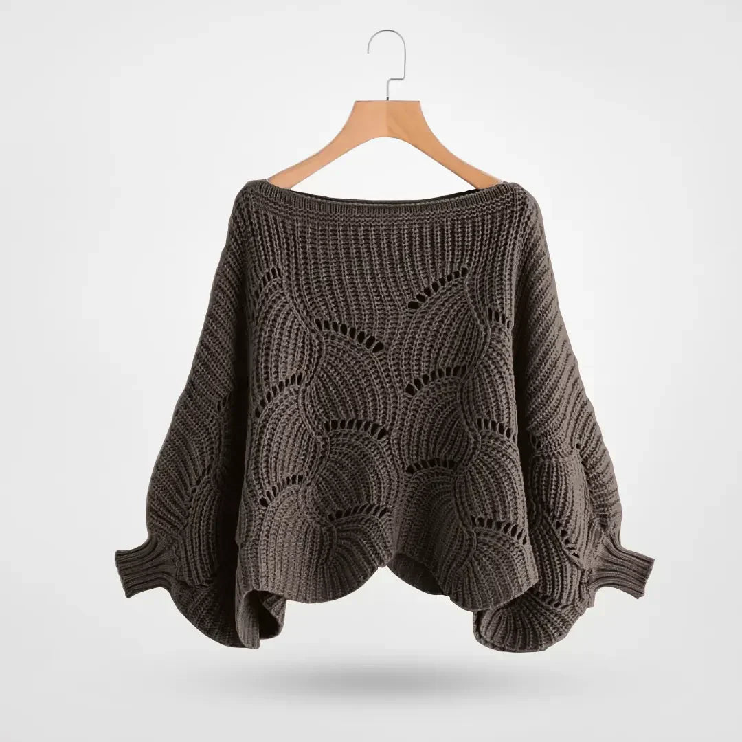 Dam Axelduk Elegant Stickad Material 6