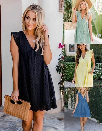 Dam Spetsklänning Romantisk Design för Bröllop och Fest-2