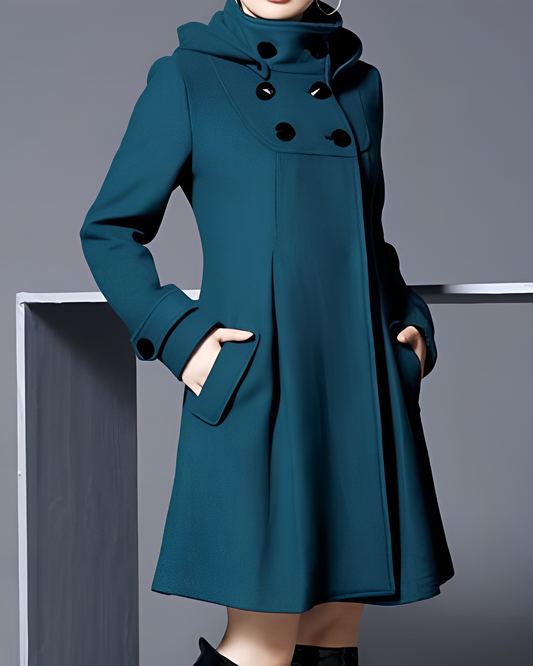 Damjacka Mjuk Polyester Trendig Normal Passform-1