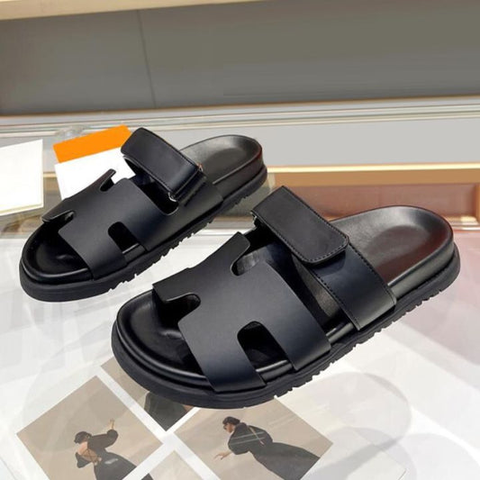 Avslappnade Dam Sandaler i Gummi med Tjock Sula – Bekväma och Mångsidiga för Sommaraktiviteter 1