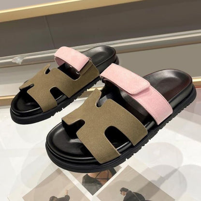 Avslappnade Dam Sandaler i Gummi med Tjock Sula – Bekväma och Mångsidiga för Sommaraktiviteter 8