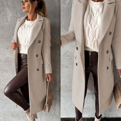 Damenjacke aus Polyester – Moderne Elegante Winterjacke in Schwarz, Blau und Grau, Warm und Bequem, Ideal für Alltag und Festlichkeiten 2