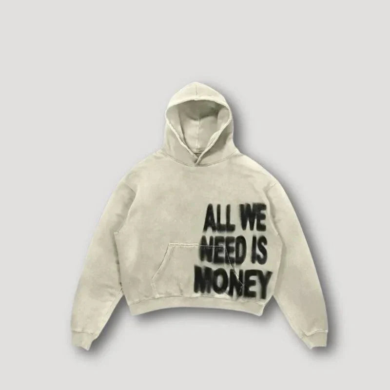Variant image for Unisex Hoodie Grafisk Design 100% Bomull Streetwear-36