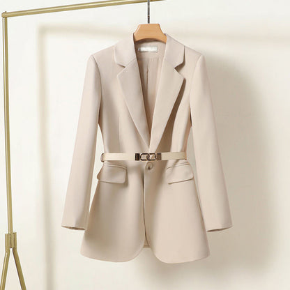 Dam Blazer i Modern Stil, Högkvalitativt Tyg, Perfekt för Arbete och Fritid – Finns i S, M, L, XL 7