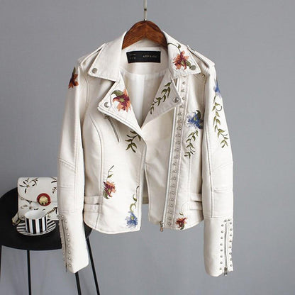 Kvinnors Blomjacka Elegant Design Högkvalitativt Tyg 1