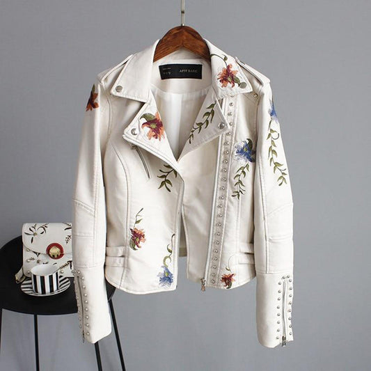 Kvinnors Blomjacka Elegant Design Högkvalitativt Tyg 1