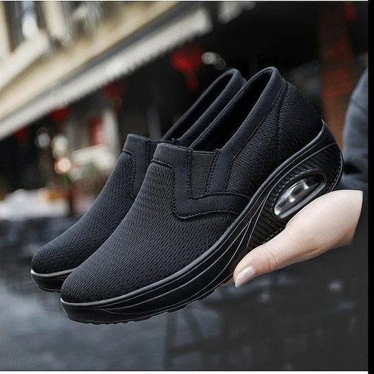 Kvinnors Sneakers Ergonomisk Design Högkvalitativt Syntetmaterial-1