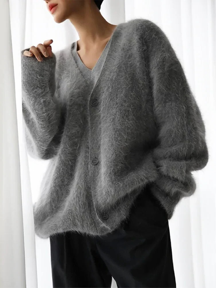 Variant image for Kvinna Kofta Klassisk Cashmere-7