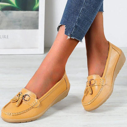 Ortopediska Läderloafers för Herrar – Elegant och Bekväm Skor med Stöd 6