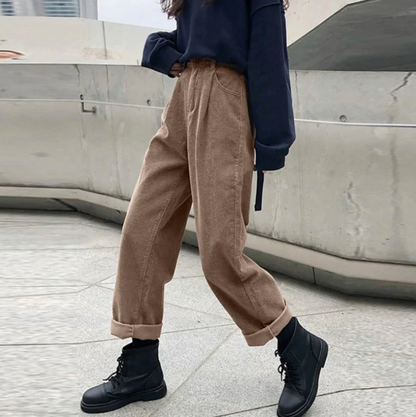 Variant image for Dam Sladdbyxor Elegant Denim Högkvalitativ-15