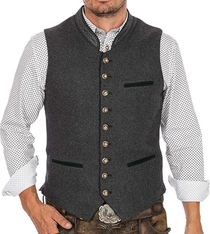 Herr Väst Stilren Design 100% Polyester Komfort-1