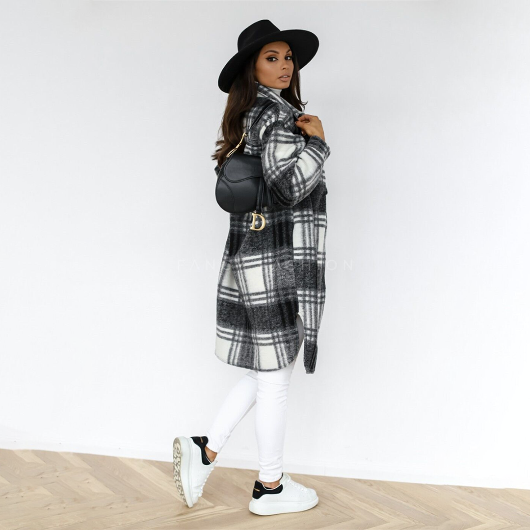 Variant image for Damjacka Puffermantel Fleece Trendig Vinterjacka-11