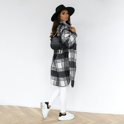 Variant image for Damjacka Puffermantel Fleece Trendig Vinterjacka-11