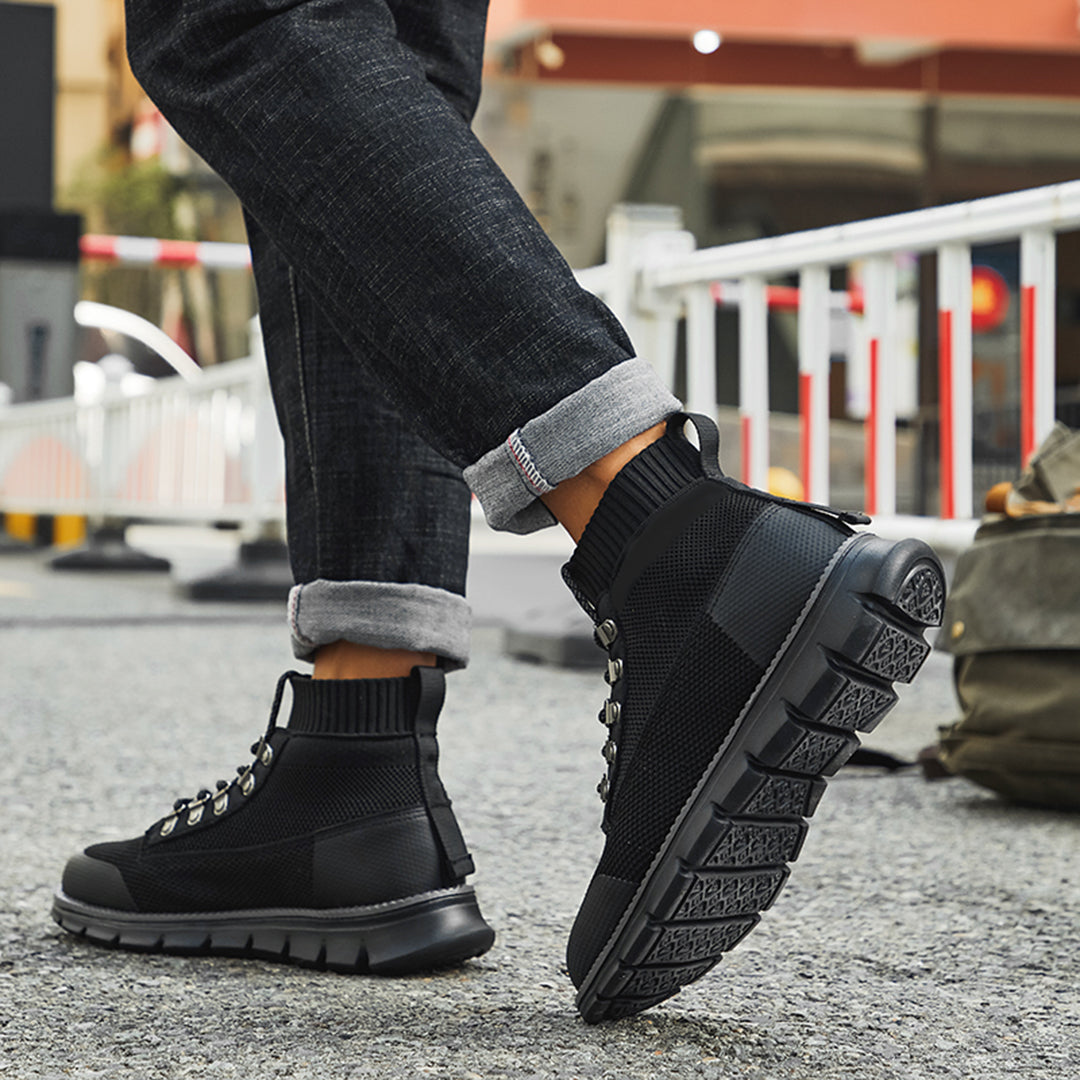 Herrskor Promenadskor Andningsbara Polyester Elegant Design-3