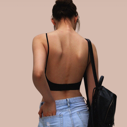 Damen BH UltraComfort mit Lågryggstil und Polka-Dot Mesh – Leicht und Atmungsaktiv für Sommeroutfits 2