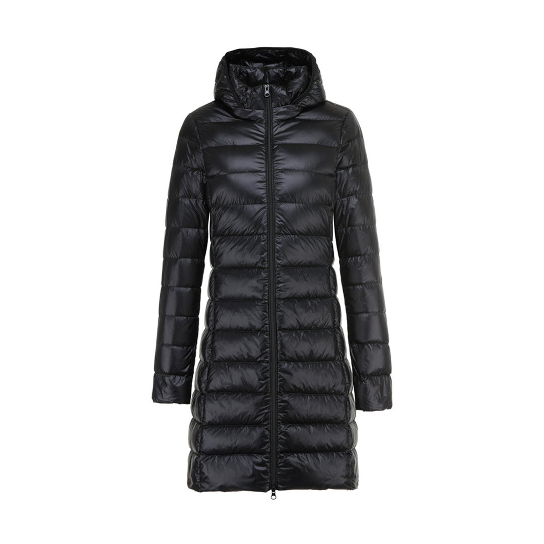 Damjacka Medium Längd Vadderad Polyester för Kalla Dagar-1