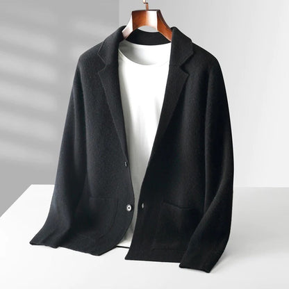 Variant image for Herr Kofta Varm Ull Plysch Elegant För Höst och Vinter-5