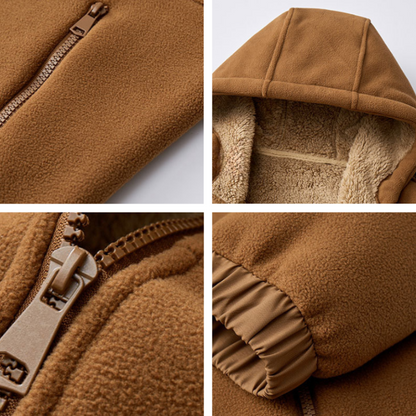 Vinterjacka Dam Lång Vattenavvisande Fleecefoder-3