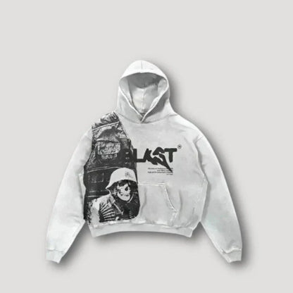 Variant image for Unisex Hoodie Grafisk Design 100% Bomull Streetwear-18