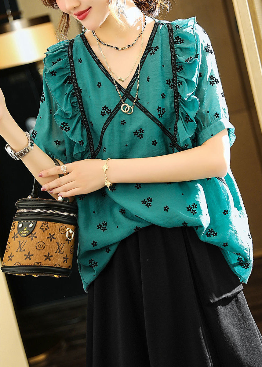 Variant image for Vit Blus Dam Luftig 100% Bomull Klassisk Design-1