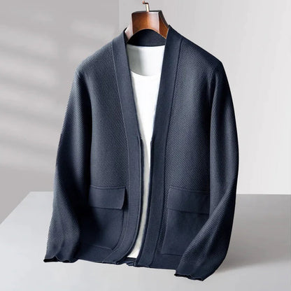 Variant image for Herren-Weste, Strick, Wollmischung, klassisches Design mit, V-Ausschnitt und Taschen-26