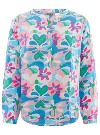 Variant image for Blus Dam V-hals Långärmad Avslappnad Polyester Exklusiv Design-1