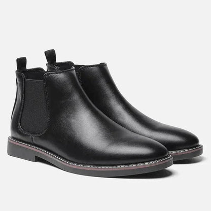 Herrskor Läder Klassisk Stil Ergonomisk Design Hållbarhet-6