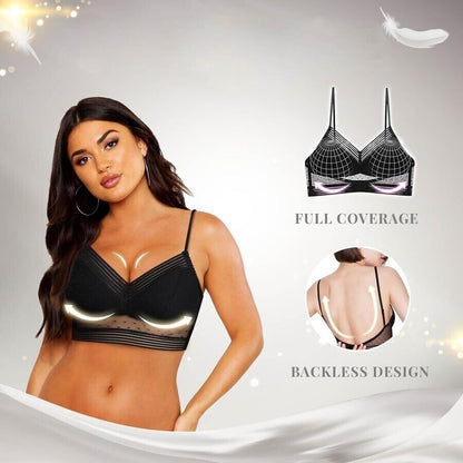 Bralette BH Utan Stöd för Klänning med Öppen Rygg – Mjuk Elastisk Design med Push-Up-Effekt 6