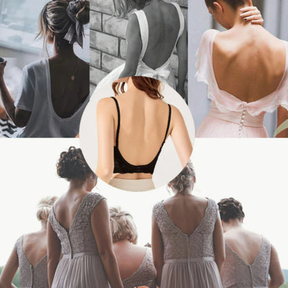 Bralette BH för Dam med Stöd för Ryggfria Klänningar – Högkvalitativt Tyg och Bekväm Passform 2