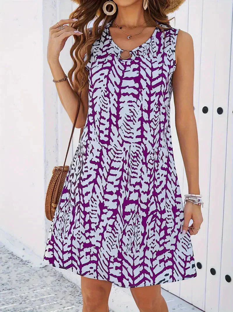 Variant image for Kvinnors Klänning Luftig Design 100% Lin-17