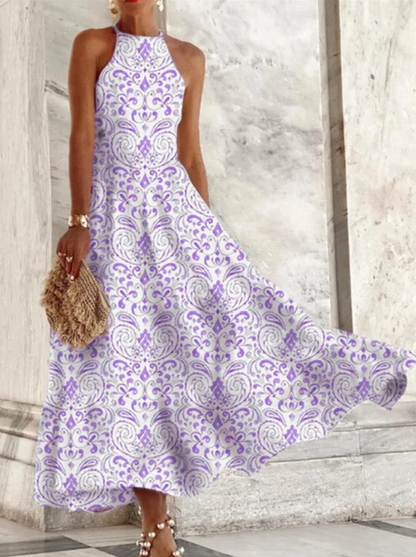Variant image for Kvinnors Lång Klänning Elegant Polyester-13