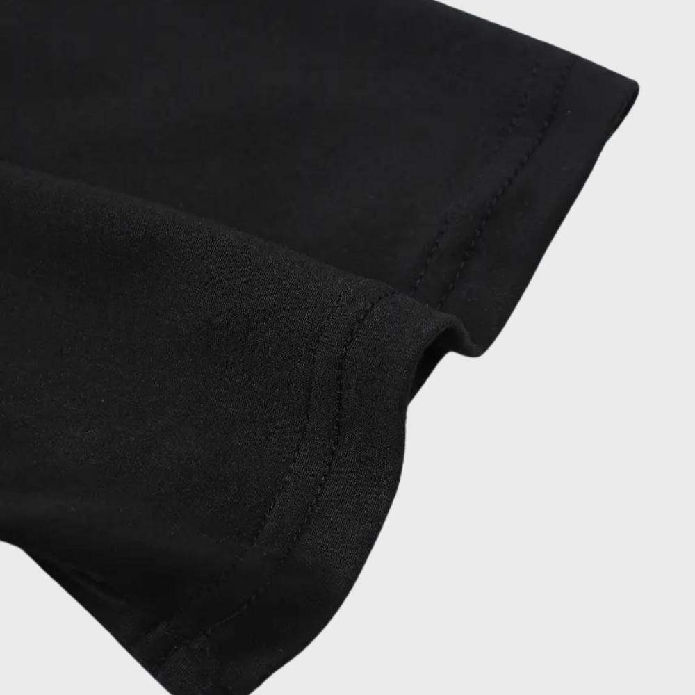 Herr T-Shirt Rund Halsringning Mjuk Bomullsblandning Tränings T-Shirt-4