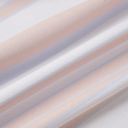 Herr T Shirt Randig Bomull Klassisk Stil-6