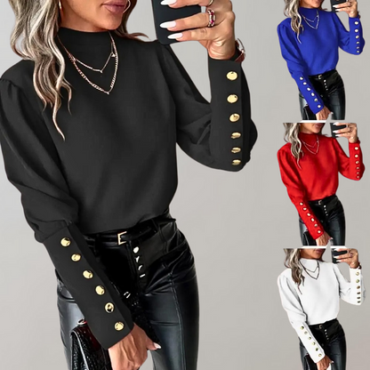 Kvinnors Lång Topp Avslappnad Design Mjuk Blandning-2