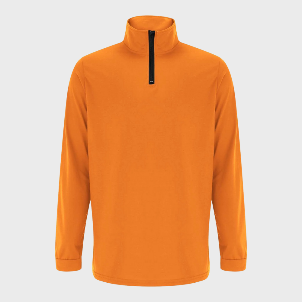 Herr Tröja Med Dragkedja Polyester Komfortabel Modern 3