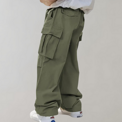 Herrbyxor Raka Ben Stretchmaterial för Herrar-1