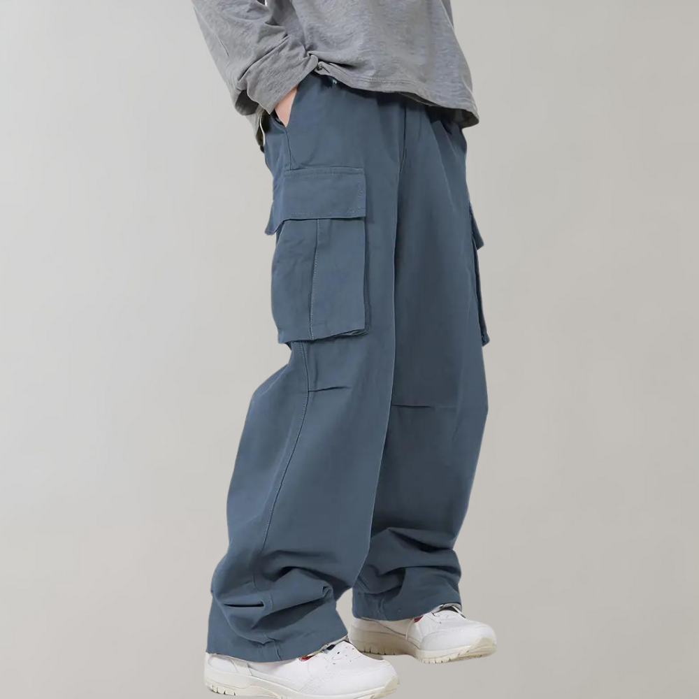 Herrbyxor Raka Ben Stretchmaterial för Herrar-6
