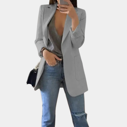 Variant image for Kvinnor Blazer Klassisk Stil Polyester-13