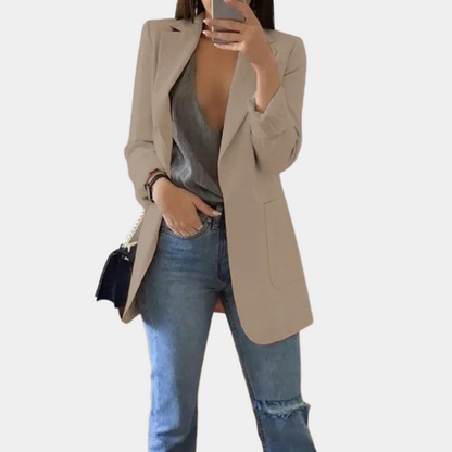 Variant image for Kvinnor Blazer Klassisk Stil Polyester-19
