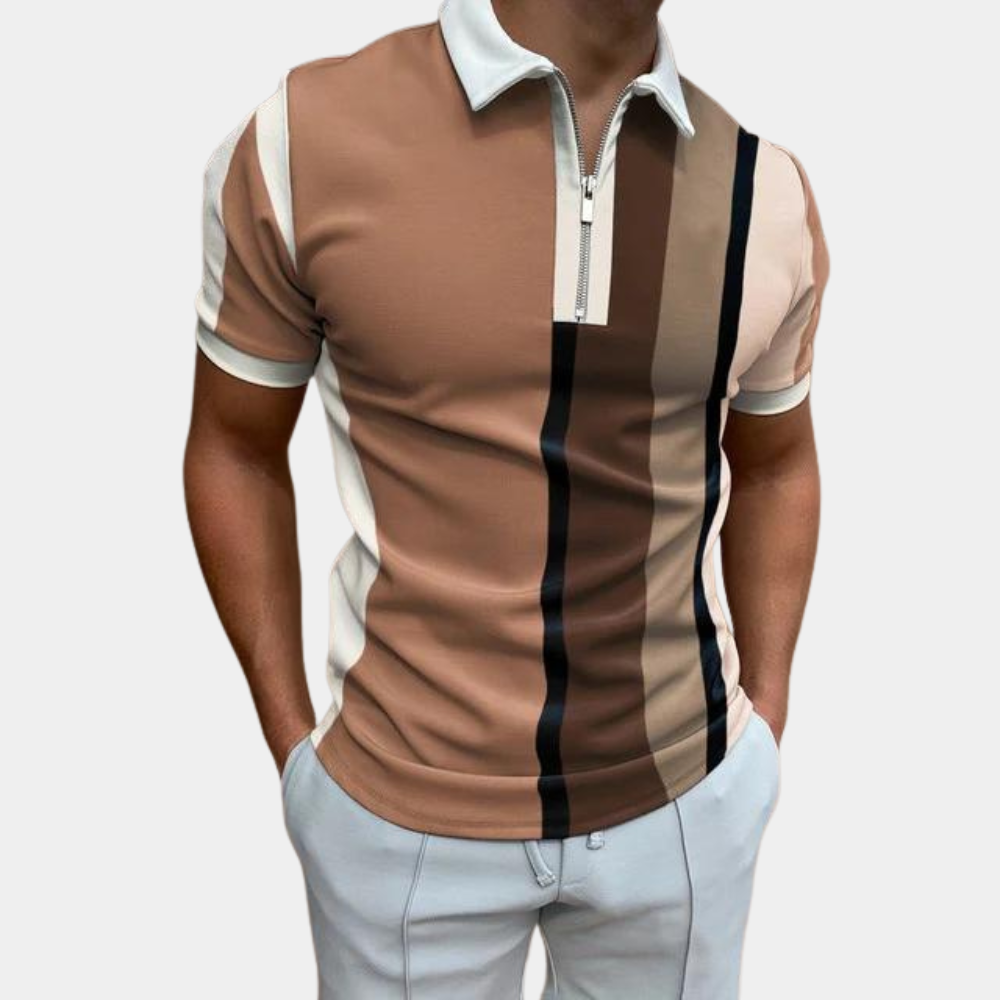 Herr Poloshirt Modern Snitt 100% Bomull-5