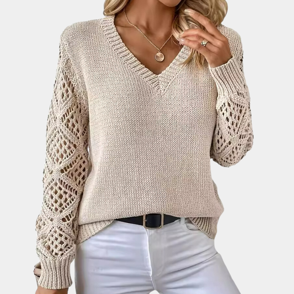 Kvinnotröja Mysig Chic Mjuk Tyg 2
