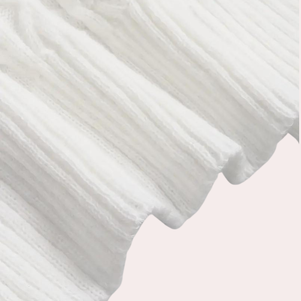 Stickad Dam Tröja Modern Design Mjuk Material-4