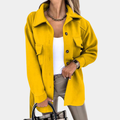 Damjacka Klassisk Stil Hållbart Material Med Djupa Fickor-1