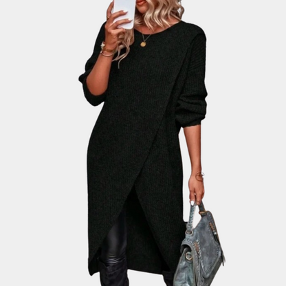 Variant image for Kvinnors Tröjeklänning Casual Bomull Polyester Mix-5