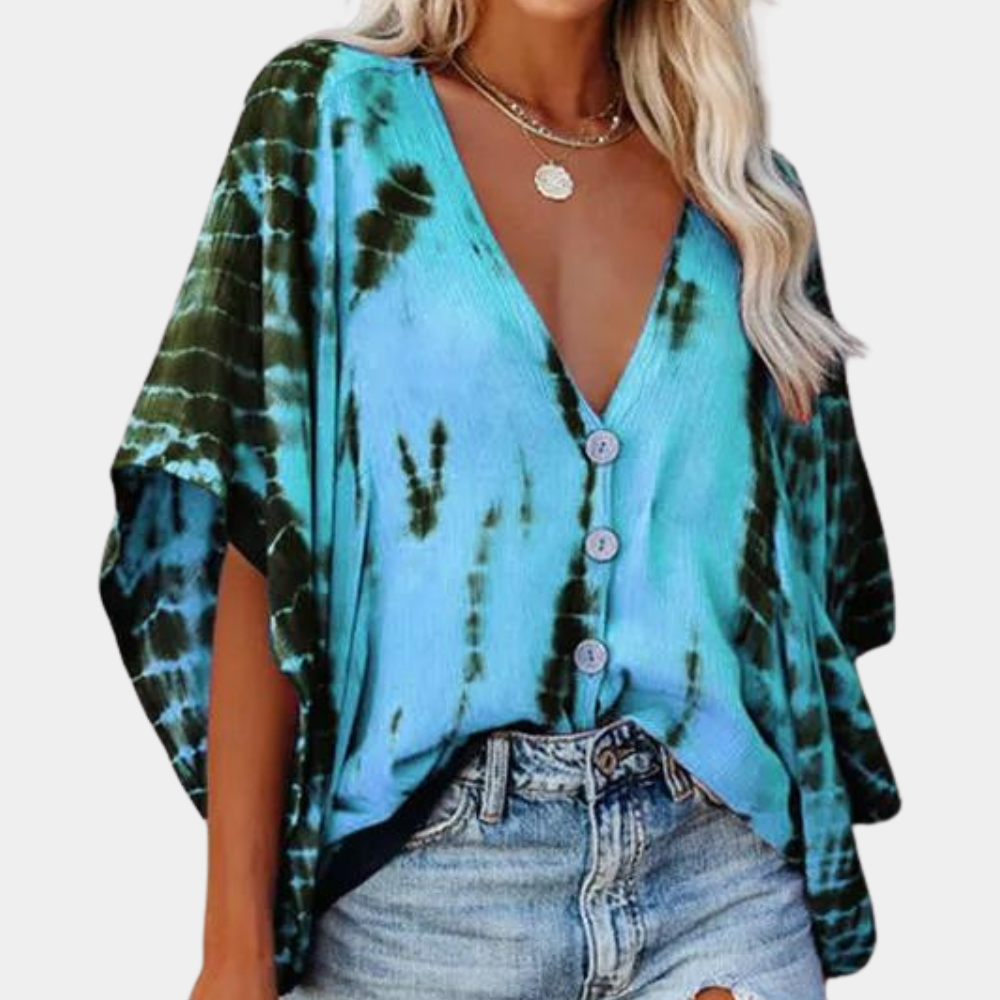 Kvinnors Blus Luftig Syntetmaterial Elegant Design 2